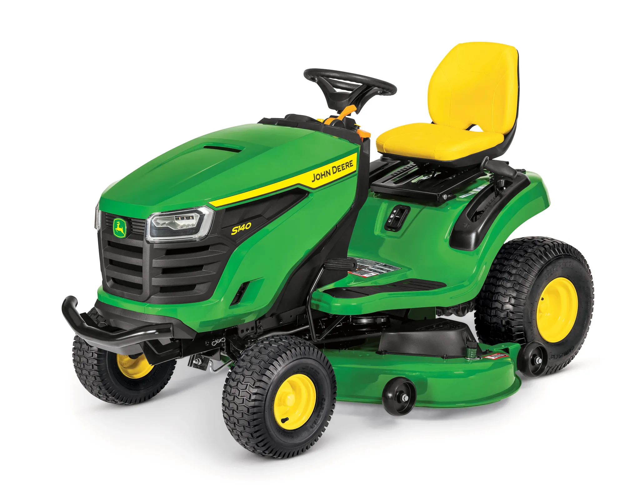 01_r4k082366_rrd John Deere S140 48-Inch 22 HP 724cc V-Twin Hydrostatic Riding Lawn Tractor - Image 1